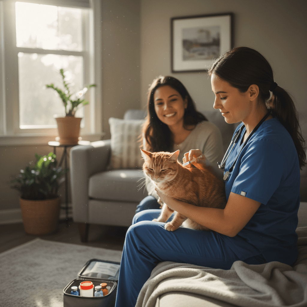 Pet vaccination at home
